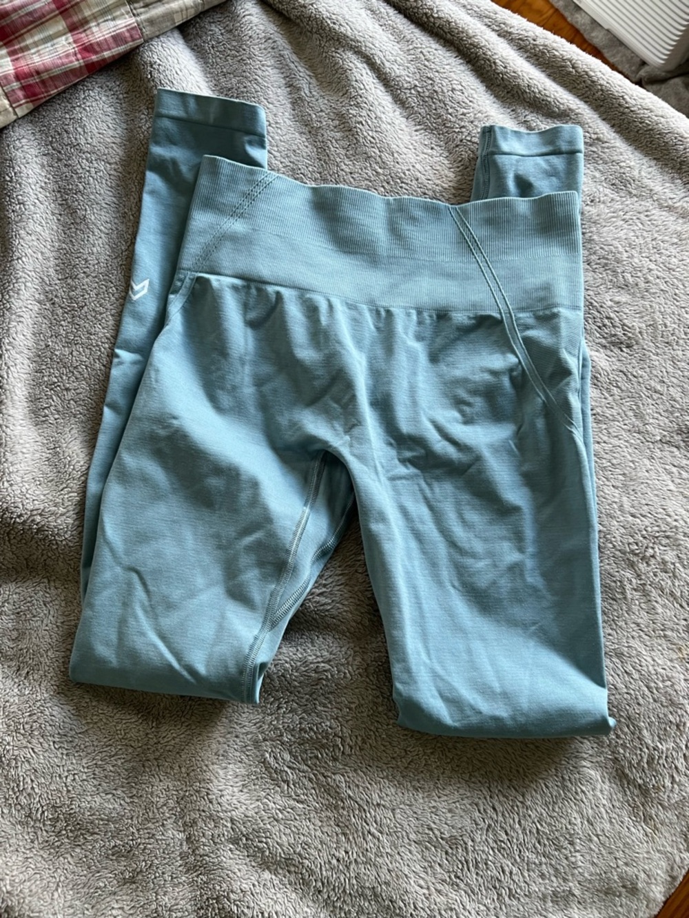 Oner Active Effortless Seamless Steel Blue Leggings Medium - Picture 2 of 4